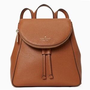 Kate Spade Brown Leather Backpack Purse